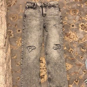 Aeropostale Denim black ripped jeans